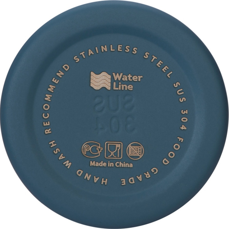 Стальная бутылка "Rely", 650 мл, антрацит