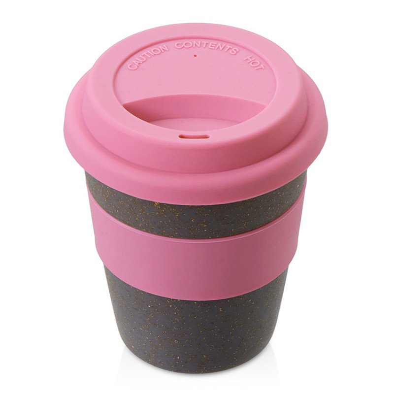 Стакан с силиконовой крышкой "Cafe", dust pink Стакан с силиконовой крышкой "Cafe", dust pink