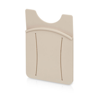 Картхолдер для телефона с держателем «Trighold», бежевый