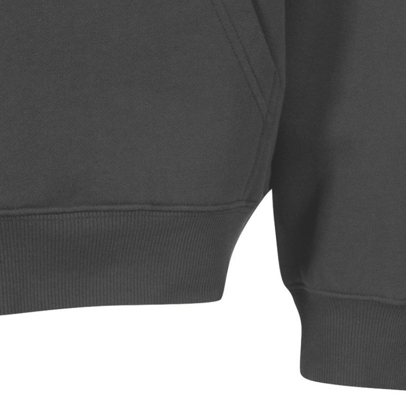 Толстовка с капюшоном оверсайз «Berlin» унисекс, темно-серый