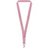 Ланьярд с карабином, пыльно-розовый