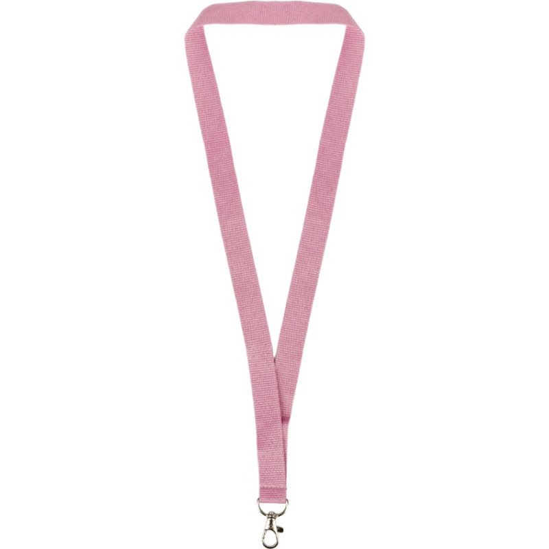 Ланьярд с карабином, пыльно-розовый