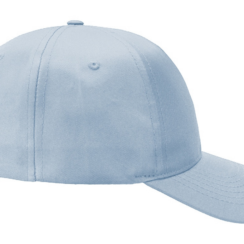 Бейсболка "Poly" 5-ти панельная 120гр, небесно-голубой Бейсболка "Poly" 5-ти панельная 120гр, небесно-голубой