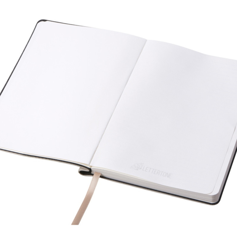 Блокнот А5 "Notepeno Max", 96 листов 80 гр/м2 белой FSC бумаги, бежевый