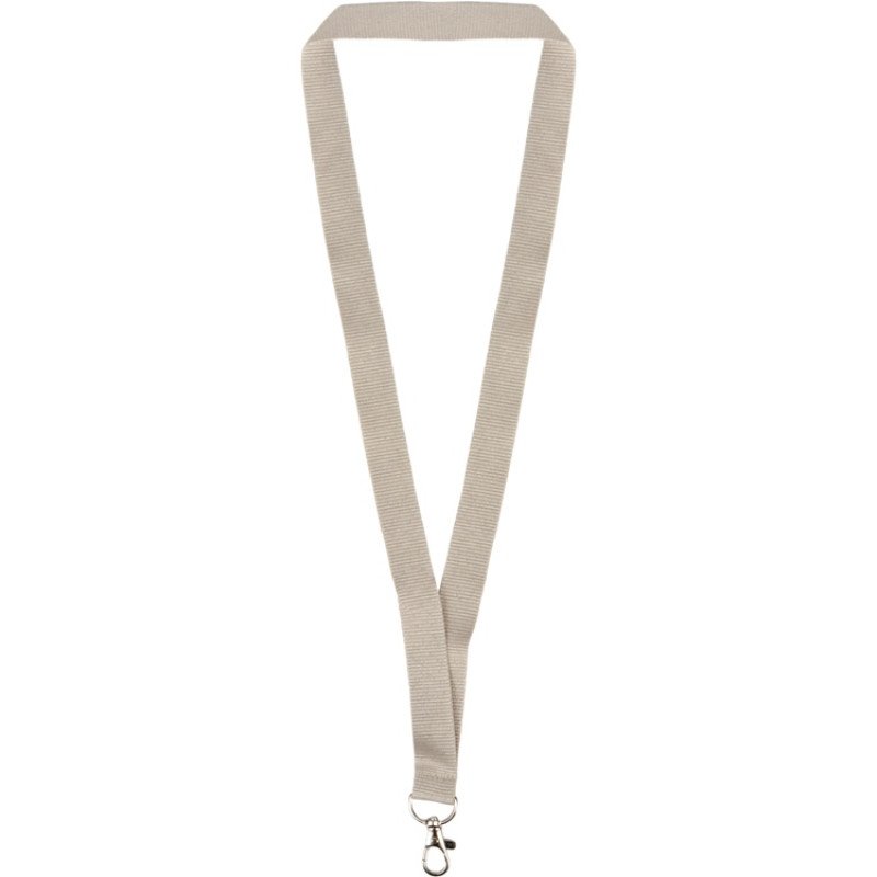 Ланьярд с карабином, бежевый