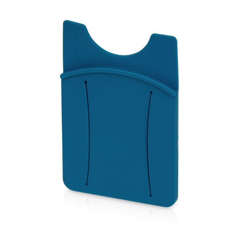 Картхолдер для телефона с держателем «Trighold», сине-зеленый