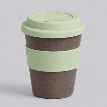 Стакан с силиконовой крышкой "Cafe", olive