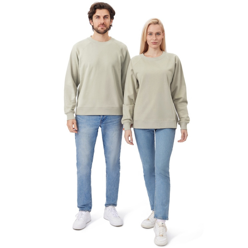 Свитшот оверсайз с рукавом реглан «Belgrade», унисекс, оливковый