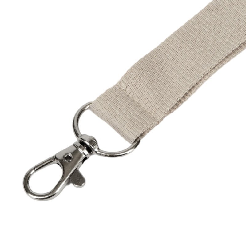 Ланьярд с карабином, бежевый