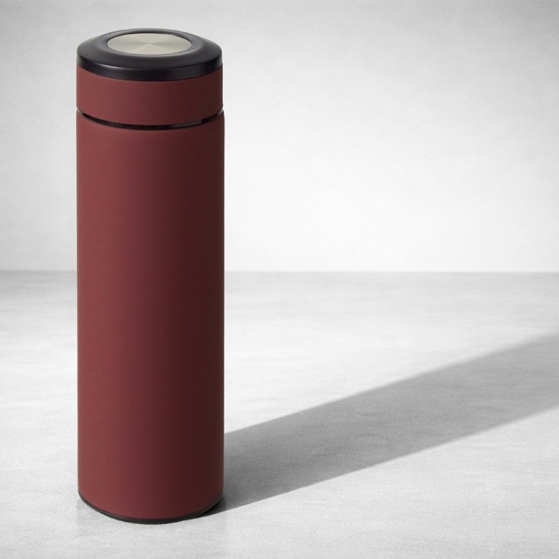 Термос «Confident» с покрытием soft-touch 420мл, бургунди Термос «Confident» с покрытием soft-touch 420мл, бургунди