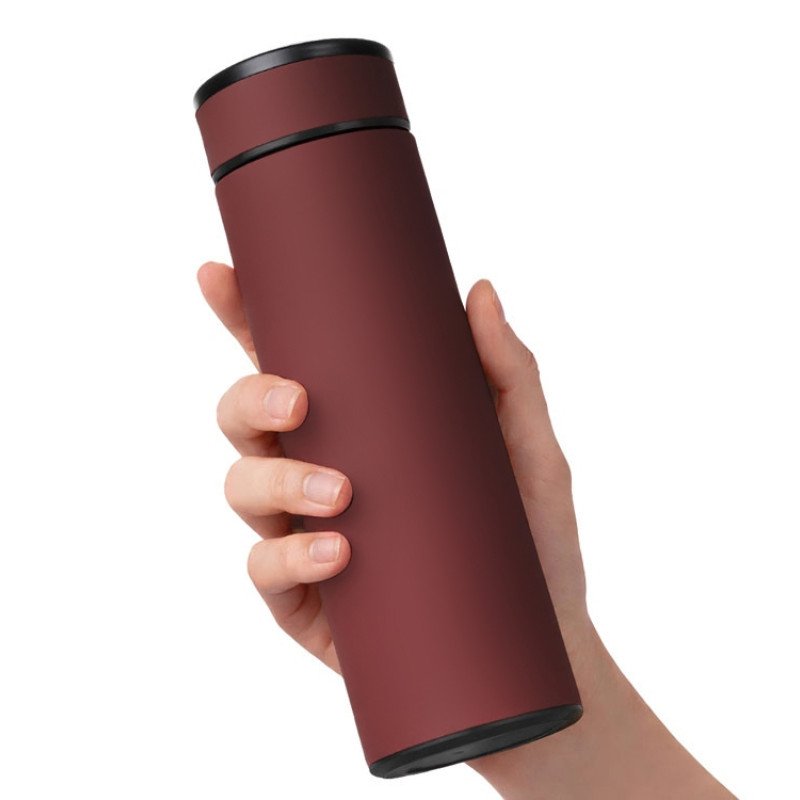 Термос «Confident» с покрытием soft-touch 420мл, бургунди Термос «Confident» с покрытием soft-touch 420мл, бургунди