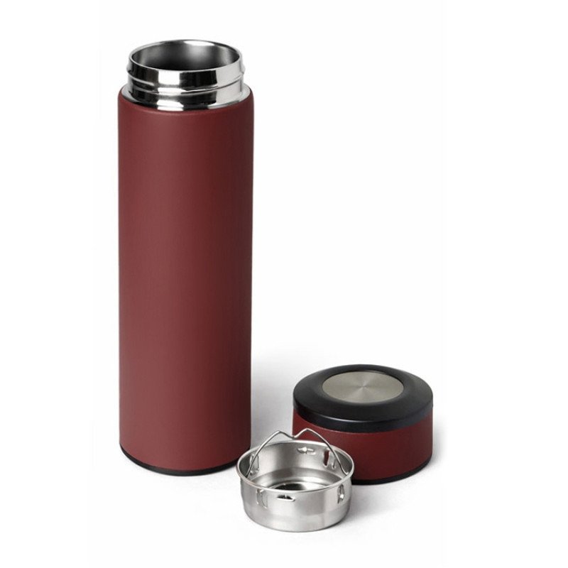 Термос «Confident» с покрытием soft-touch 420мл, бургунди Термос «Confident» с покрытием soft-touch 420мл, бургунди