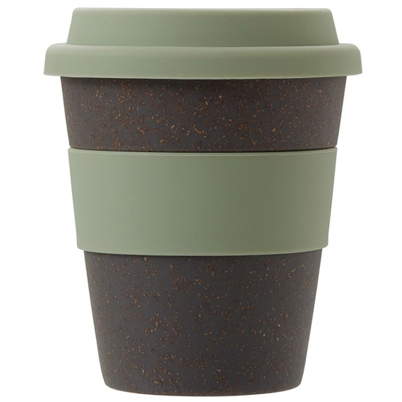 Стакан с силиконовой крышкой "Cafe", olive