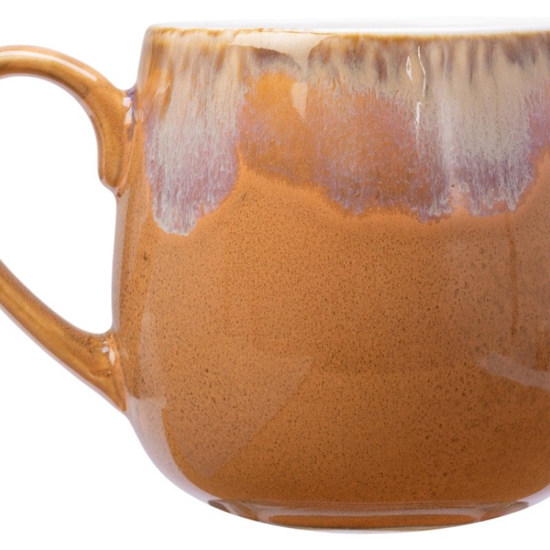 Кружка с вулканическим эффектом по краю Etna, 440 мл, персик