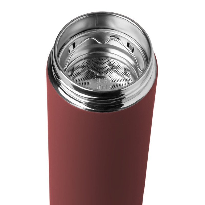 Термос «Confident» с покрытием soft-touch 420мл, бургунди Термос «Confident» с покрытием soft-touch 420мл, бургунди