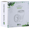 Силиконовый складной стакан "GoCup", темно-серый