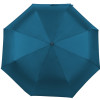 Зонт-полуавтомат Roof с куполом из переработанного пластика, морская волна 3025C