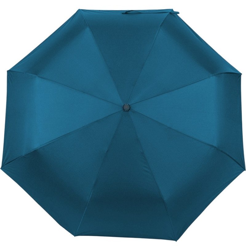 Зонт-полуавтомат Roof с куполом из переработанного пластика, морская волна 3025C