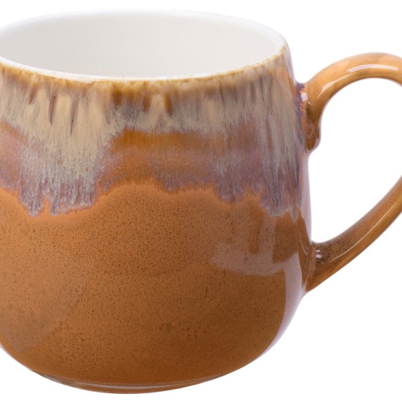 Кружка с вулканическим эффектом по краю Etna, 440 мл, персик