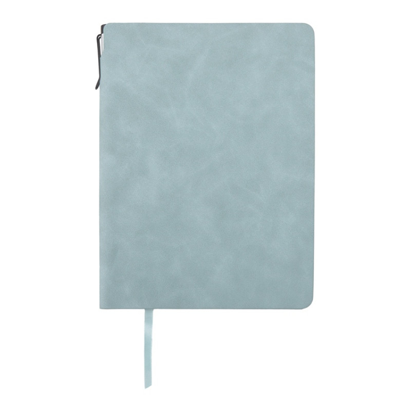 Блокнот А5 "Notepeno Max", 96 листов 80 гр/м2 белой FSC бумаги, цвет морской волны