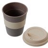 Стакан с силиконовой крышкой "Cafe", beige