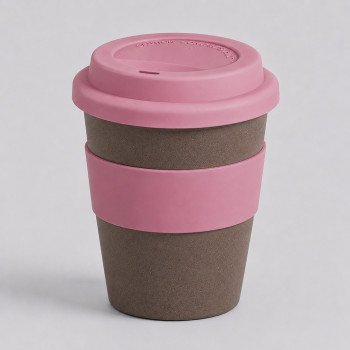 Стакан с силиконовой крышкой "Cafe", dust pink