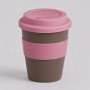 Стакан с силиконовой крышкой "Cafe", dust pink