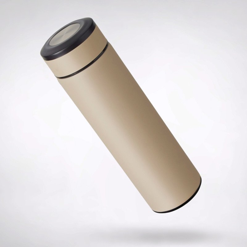 Термос «Confident» с покрытием soft-touch 420мл, бежевый