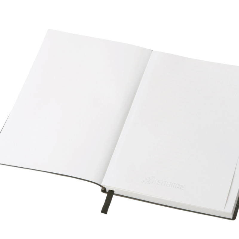 Блокнот А5 "Bradbury", гибкая обложка, 80 листов 80 гр/м2 FSC бумага, темно-серый