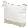 Косметичка хлопковая Cotton, белый/бежевый