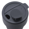 Силиконовый складной стакан "GoCup", темно-серый