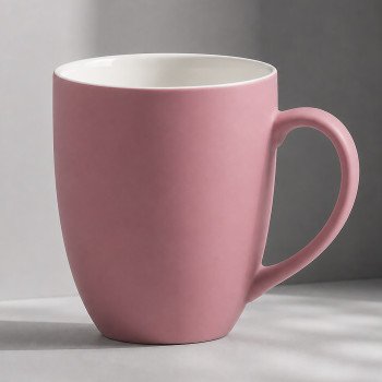 Кружка с покрытием soft-touch “Tulip Gum”, пыльно-розовый