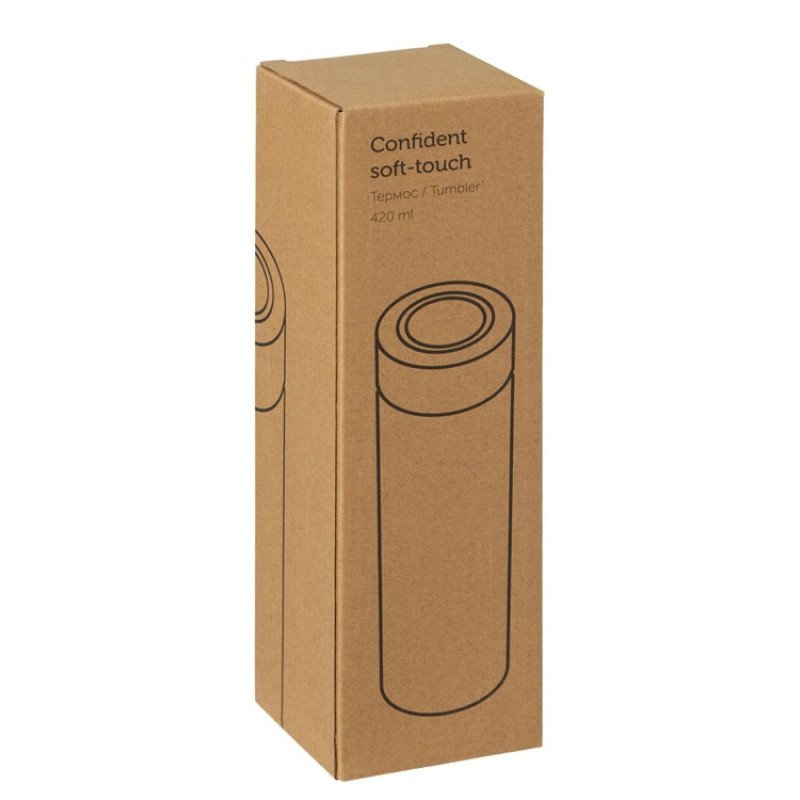 Термос «Confident» с покрытием soft-touch 420мл, пыльная роза Термос «Confident» с покрытием soft-touch 420мл, пыльная роза