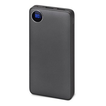 Внешний аккумулятор с дисплеем «Mild», 10 000 mAh, темно-серый