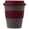 Стакан с силиконовой крышкой "Cafe", burgundy