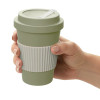 Термокружка "Muffin" из натуральных волокон, оливковый