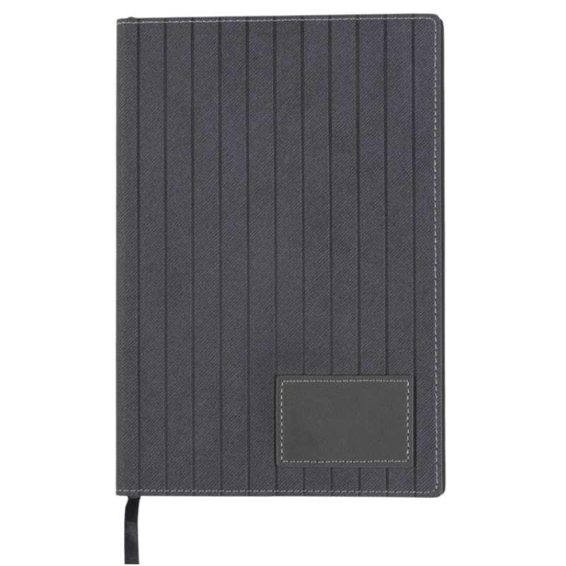 Блокнот А5 "Bradbury", гибкая обложка, 80 листов 80 гр/м2 FSC бумага, темно-серый