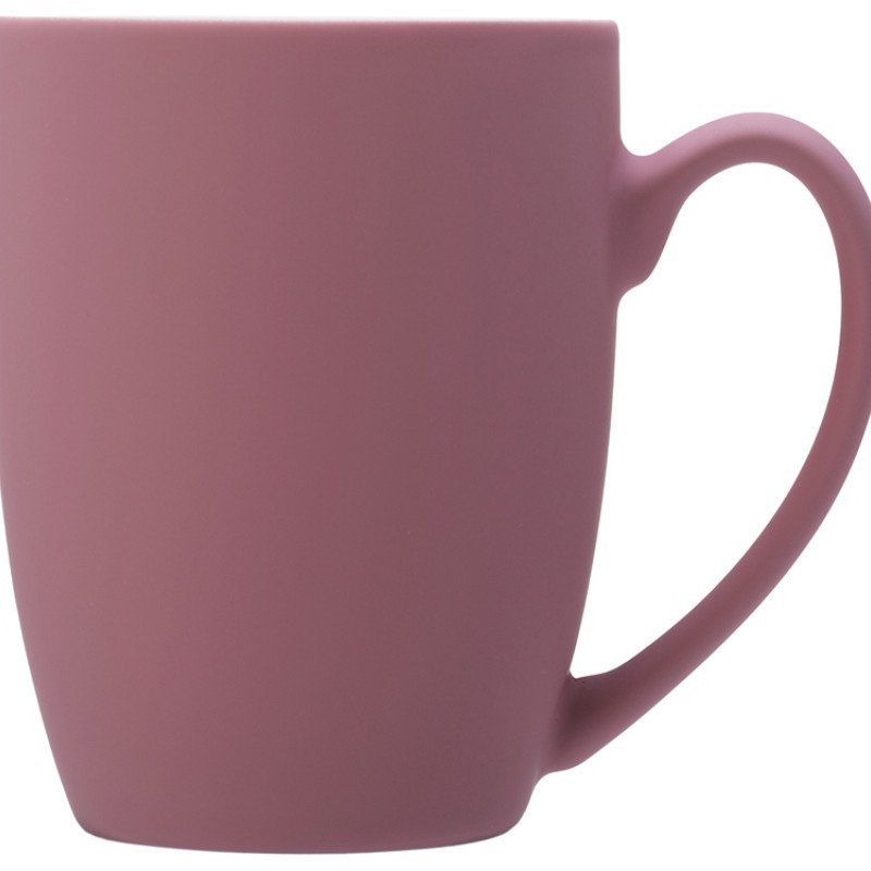 Кружка с покрытием soft-touch “Tulip Gum”, пыльно-розовый