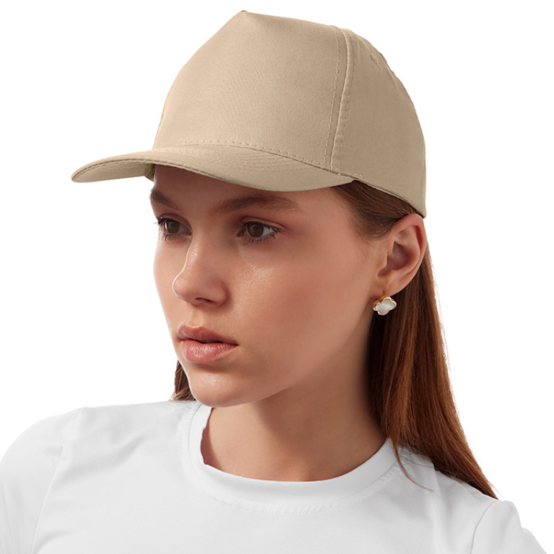 Бейсболка "Poly" 5-ти панельная 120 гр, песочный Бейсболка "Poly" 5-ти панельная 120 гр, песочный