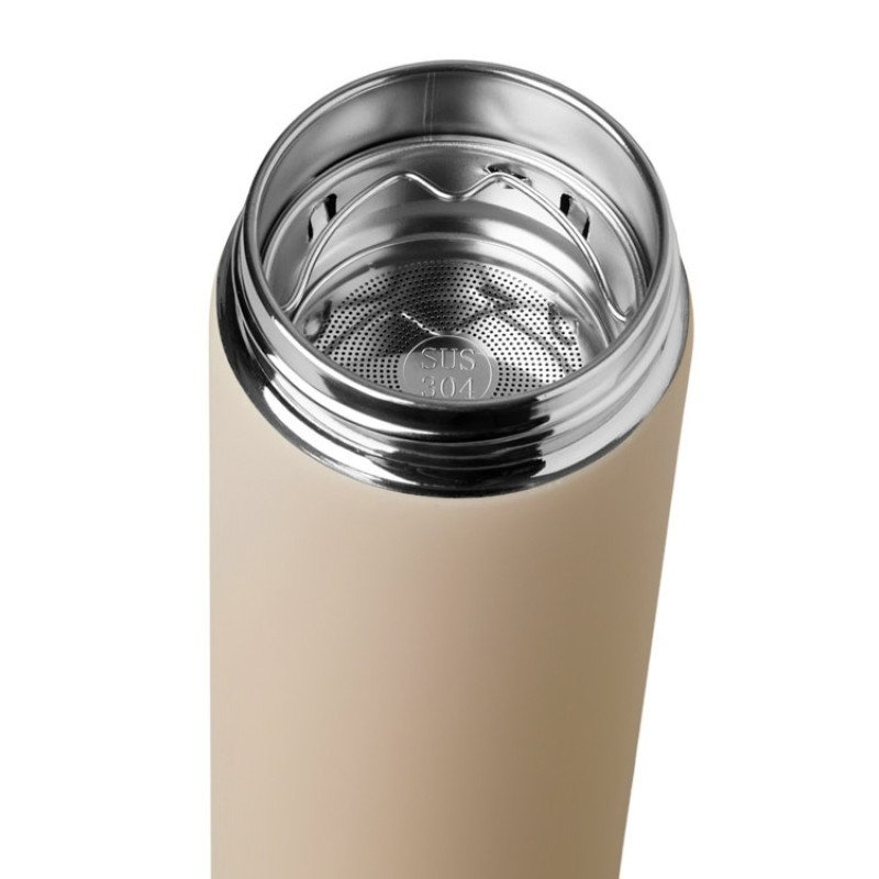 Термос «Confident» с покрытием soft-touch 420мл, бежевый