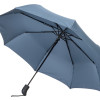 Зонт-полуавтомат Roof с куполом из переработанного пластика, антрацит 2165C