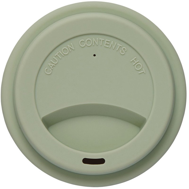 Стакан с силиконовой крышкой "Cafe", olive