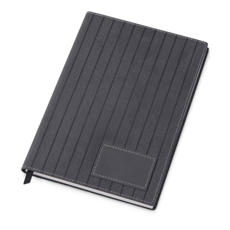 Блокнот А5 "Bradbury", гибкая обложка, 80 листов 80 гр/м2 FSC бумага, темно-серый