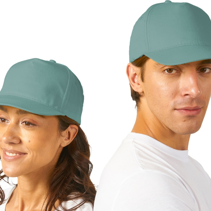 Бейсболка "Memphis" 5-ти панельная 165 гр, припылено-бирюзовый Бейсболка "Memphis" 5-ти панельная 165 гр, припылено-бирюзовый