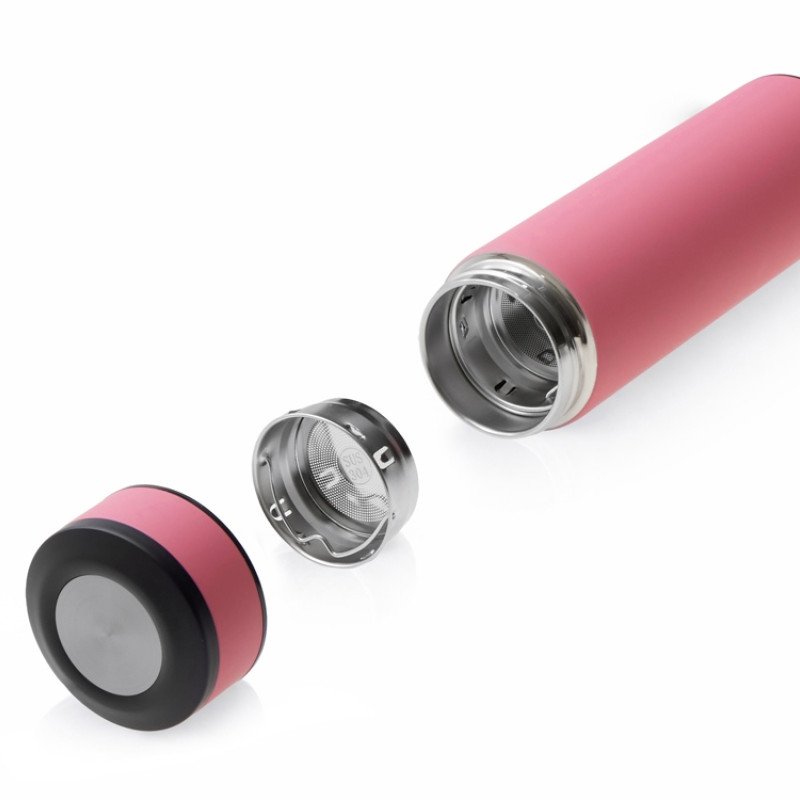 Термос «Confident» с покрытием soft-touch 420мл, пыльная роза Термос «Confident» с покрытием soft-touch 420мл, пыльная роза