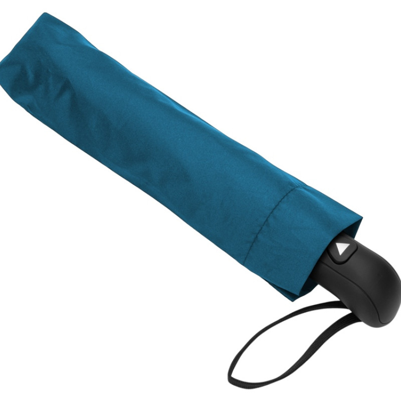 Зонт-полуавтомат Roof с куполом из переработанного пластика, морская волна 3025C