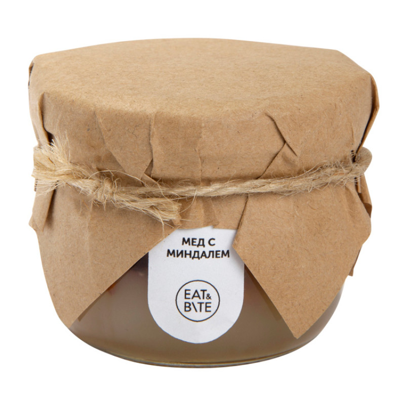 Сувенирный набор "Мед с миндалем" 120 гр
