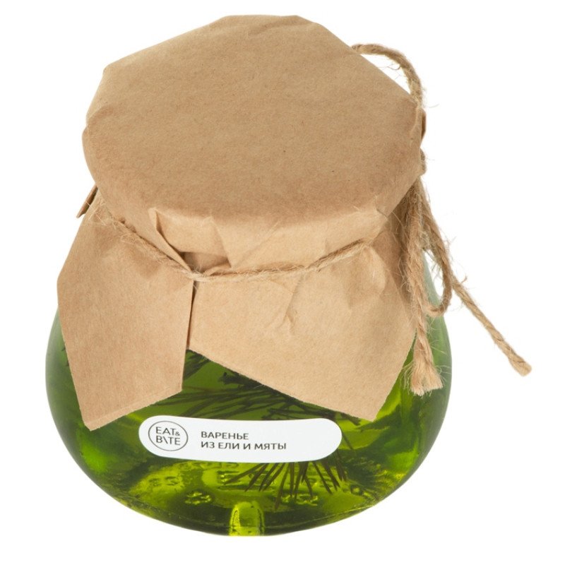 Сувенирный набор "Варенье из ели и мяты в подарочной обертке" 325 г