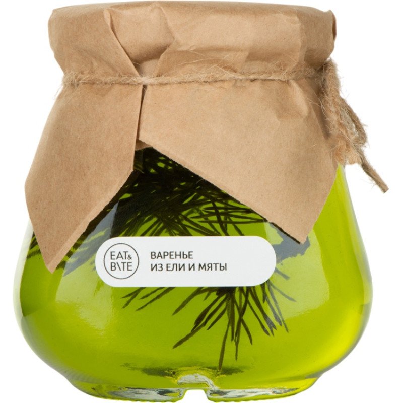 Сувенирный набор "Варенье из ели и мяты в подарочной обертке" 325 г