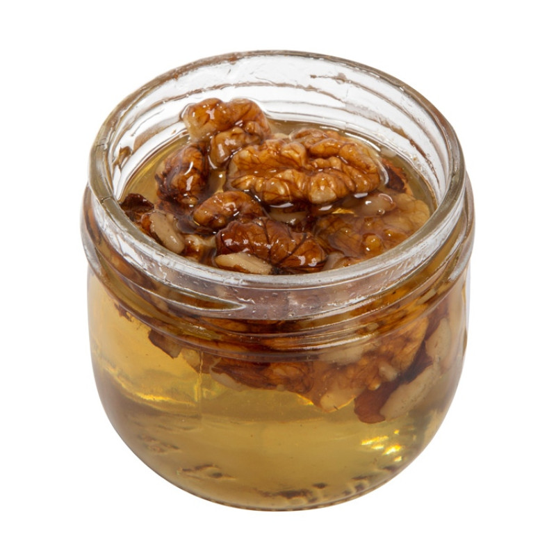 Сувенирный набор "Мед с грецким орехом" 120 гр